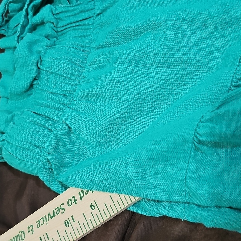 Universal Thread Elastic Tie Waist Button-Front M… - image 7